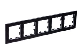 Systeme Electric AtlasDesign Nature натуральное стекло чёрный рамка 5-ая ATN361005 Systeme Electric AtlasDesign Nature натуральное стекло чёрный рамка 5-ая ATN361005