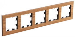 Systeme Electric AtlasDesign Nature Дерево Бамбук рамка 5-ая, универсальная ATN353205 Systeme Electric AtlasDesign Nature Дерево Бамбук рамка 5-ая, универсальная ATN353205