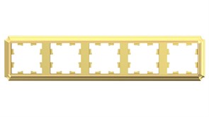 Systeme Electric AtlasDesign Antique Золото Рамка 5-ая, универсальная ATN101605
