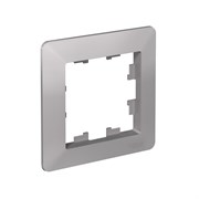 Systeme Electric AtlasDesign Air Алюминий/дымчатый черный Рамка 1-ая ATN220301