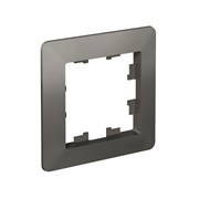 Systeme Electric AtlasDesign Air Сталь/дымчатый черный Рамка 1-ая ATN220901