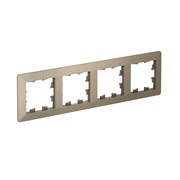 Systeme Electric AtlasDesign Air Шампань/дымчатый черный Рамка 4-ая ATN220504