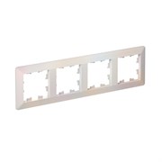 Systeme Electric AtlasDesign Air Жемчуг/дымчатый белый Рамка 4-ая ATN220404