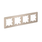 Systeme Electric AtlasDesign Air Песочный/дымчатый белый Рамка 4-ая ATN221204