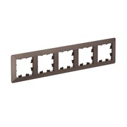 Systeme Electric AtlasDesign Air Мокко/дымчатый черный Рамка 5-ая ATN220605