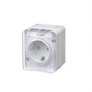 Systeme Electric AtlasDesign Profi54 наружный белый розетка с заземлением, со шт., 16А 250B IP54 ATN540145 Systeme Electric AtlasDesign Profi54 наружный белый розетка с заземлением, со шт., 16А 250B IP54 ATN540145