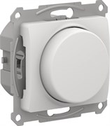 Glossa Белый светорегулятор (диммер) повор-нажим, LED, RC, 400Вт, механизм GSL000123 Glossa Белый светорегулятор (диммер) повор-нажим, LED, RC, 400Вт, механизм GSL000123