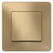 Blanca внутренняя титан переключатель 1-клавишный, 10А, 250B BLNVS010604