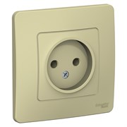 Blanca внутренняя бежевый розетка без заземления без шторок, 16А, 250В BLNRS000017