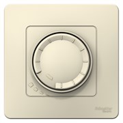 Blanca внутренняя молочная светорегулятор (диммер) поворотно-нажимной 400Вт BLNSS040012