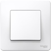 Blanca внутренняя белый выключатель 1-клавишный, 6А, 250B BLNVS006101