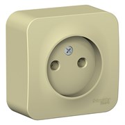 Blanca наружняя бежевый розетка без заземления без шторок, изолированная пластина 16А, 250В BLNRA000117 Blanca наружняя бежевый розетка без заземления без шторок, изолированная пластина 16А, 250В BLNRA000117