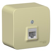 Blanca наружняя бежевый розетка компьютерная RJ45, кат.5E, изолированная пластина BLNIA045007 Blanca наружняя бежевый розетка компьютерная RJ45, кат.5E, изолированная пластина BLNIA045007