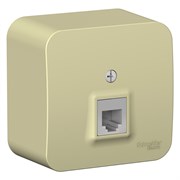 Blanca наружняя бежевый розетка телефонная RJ11 изолированная пластина BLNIA011007 Blanca наружняя бежевый розетка телефонная RJ11 изолированная пластина BLNIA011007