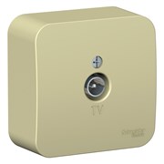 Blanca наружняя бежевый Коннектор TV изолированная пластина BLNTA000017 Blanca наружняя бежевый Коннектор TV изолированная пластина BLNTA000017