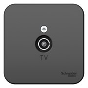 Blanca наружняя антрацит розетка TV, изолированная пластина BLNTA000016 Blanca наружняя антрацит розетка TV, изолированная пластина BLNTA000016