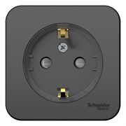 Blanca наружняя антрацит розетка с заземлением, со шторками, (тонкая) 16А, 250В, изолированная пластина BLNRA111116 Blanca наружняя антрацит розетка с заземлением, со шторками, (тонкая) 16А, 250В, изолированная пластина BLNRA111116