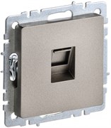 IEK Brite Base шампань розетка компьютерная RJ45 кат.6 BR-K10-2-K37 IEK Brite Base шампань розетка компьютерная RJ45 кат.6 BR-K10-2-K37