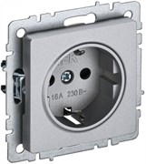 IEK Brite Base алюминий розетка 1-м с заземлением, без защитных створок 16А BR-R11-16-K47 IEK Brite Base алюминий розетка 1-м с заземлением, без защитных створок 16А BR-R11-16-K47