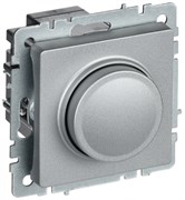 IEK Brite Base алюминий светорегулятор поворотно нажимной 600Вт BR-D20-0600-K47 IEK Brite Base алюминий светорегулятор поворотно нажимной 600Вт BR-D20-0600-K47