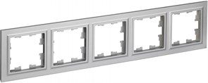 IEK Brite Base алюминий рамка 5 мест BR-M52-K47 IEK Brite Base алюминий рамка 5 мест BR-M52-K47
