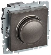 IEK Brite Base тёмная бронза светорегулятор поворотно нажимной 600Вт BR-D20-0600-K45 IEK Brite Base тёмная бронза светорегулятор поворотно нажимной 600Вт BR-D20-0600-K45