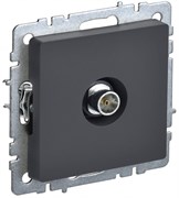 IEK Brite Base графит розетка TV оконечная BR-A10-O-K53 IEK Brite Base графит розетка TV оконечная BR-A10-O-K53