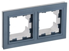 IEK Brite Base маренго рамка 2 места IP44 BR-M22-44-K35 IEK Brite Base маренго рамка 2 места IP44 BR-M22-44-K35