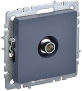 IEK Brite Base маренго розетка TV оконечнаяная BR-A10-O-K35 IEK Brite Base маренго розетка TV оконечнаяная BR-A10-O-K35