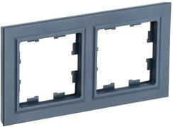 IEK Brite Base маренго рамка 2 места BR-M22-K35 IEK Brite Base маренго рамка 2 места BR-M22-K35