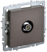 IEK Brite Base тёмная бронза розетка TV оконечнаяная BR-A10-O-K45 IEK Brite Base тёмная бронза розетка TV оконечнаяная BR-A10-O-K45
