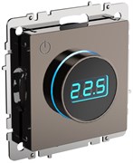 IEK Brite Base тёмная бронза термостат электронный с индикацией (терморегулятор) BR-RT11-K45 IEK Brite Base тёмная бронза термостат электронный с индикацией (терморегулятор) BR-RT11-K45