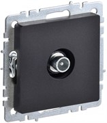 IEK Brite Base чёрный розетка TV проходная BR-A10-P-K02 IEK Brite Base чёрный розетка TV проходная BR-A10-P-K02