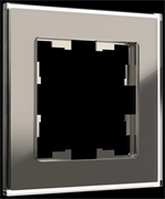 IEK Brite Decor дымчатый глянец стекло рамка 1 место BR-M12-G-K30 IEK Brite Decor дымчатый глянец стекло рамка 1 место BR-M12-G-K30