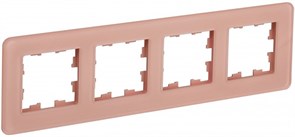 IEK Brite Decor дымчатый матовый стекло скруглённые углы рамка 4 места BR-M42-G-41-K97 IEK Brite Decor дымчатый матовый стекло скруглённые углы рамка 4 места BR-M42-G-41-K97