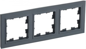 IEK Brite Base графит рамка 3 места BR-M32-K53 IEK Brite Base графит рамка 3 места BR-M32-K53