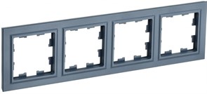 IEK Brite Base маренго рамка 4 места BR-M42-K35 IEK Brite Base маренго рамка 4 места BR-M42-K35