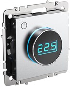 IEK Brite Base алюминий термостат электронный с индикацией (терморегулятор) BR-RT11-K47 IEK Brite Base алюминий термостат электронный с индикацией (терморегулятор) BR-RT11-K47