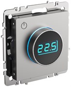 IEK Brite Base сталь термостат электронный с индикацией (терморегулятор) BR-RT11-K46 IEK Brite Base сталь термостат электронный с индикацией (терморегулятор) BR-RT11-K46