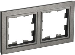 IEK Brite Base шампань рамка 2 места BR-M22-K37 IEK Brite Base шампань рамка 2 места BR-M22-K37