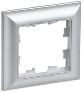 IEK Brite Decor алюминий 3D-форма рамка 1 место BR-M12-12-K47 IEK Brite Decor алюминий 3D-форма рамка 1 место BR-M12-12-K47