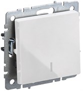 IEK Brite Base белый выключатель 1-клавишный с индикацией 10А BR-V10-1-10-K01 IEK Brite Base белый выключатель 1-клавишный с индикацией 10А BR-V10-1-10-K01