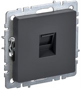 IEK Brite Base графит розетка компьютерная RJ45 кат.6 BR-K10-2-K53 IEK Brite Base графит розетка компьютерная RJ45 кат.6 BR-K10-2-K53