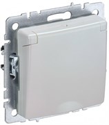 IEK Brite Base жемчуг розетка 1-м с заземлением, с защитными шторками и крышк 16А IP20 BR-R16-16-K36 IEK Brite Base жемчуг розетка 1-м с заземлением, с защитными шторками и крышк 16А IP20 BR-R16-16-K36