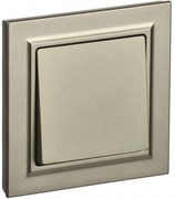 IEK Brite шампань выключатель 1-клавишный 10А в сборе BR-V10-0-10-K37-F IEK Brite шампань выключатель 1-клавишный 10А в сборе BR-V10-0-10-K37-F