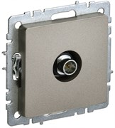 IEK Brite Base шампань розетка TV оконечная BR-A10-O-K37 IEK Brite Base шампань розетка TV оконечная BR-A10-O-K37