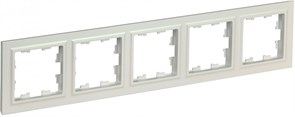 IEK Brite Base жемчуг рамка 5 мест BR-M52-K36 IEK Brite Base жемчуг рамка 5 мест BR-M52-K36
