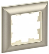 IEK Brite Decor шампань 3D-форма рамка 1 место BR-M12-12-3-K10 IEK Brite Decor шампань 3D-форма рамка 1 место BR-M12-12-3-K10