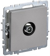 IEK Brite Base сталь розетка TV прох BR-A10-P-K46 IEK Brite Base сталь розетка TV прох BR-A10-P-K46