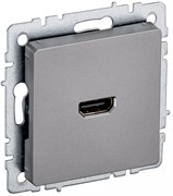 IEK Brite Base сталь розетка HDMI BR-H10-K46 IEK Brite Base сталь розетка HDMI BR-H10-K46